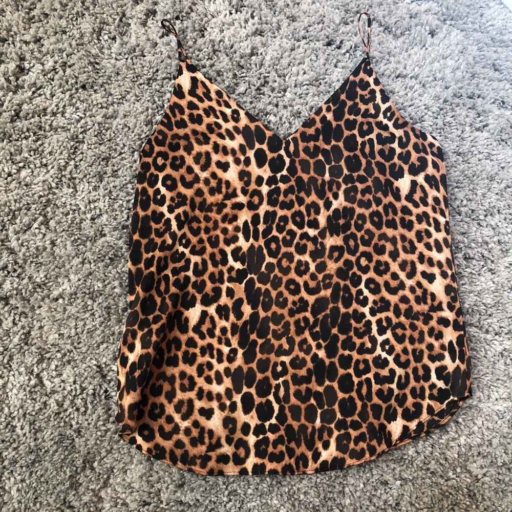 EXPRESS LEOPARD PRINT TANK TOP